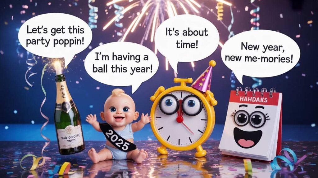 Adorable New Year Puns -new year puns