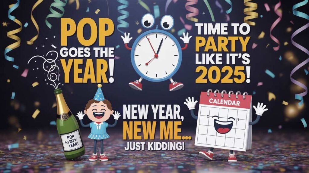  Funny One-Liners for Adults-new year puns