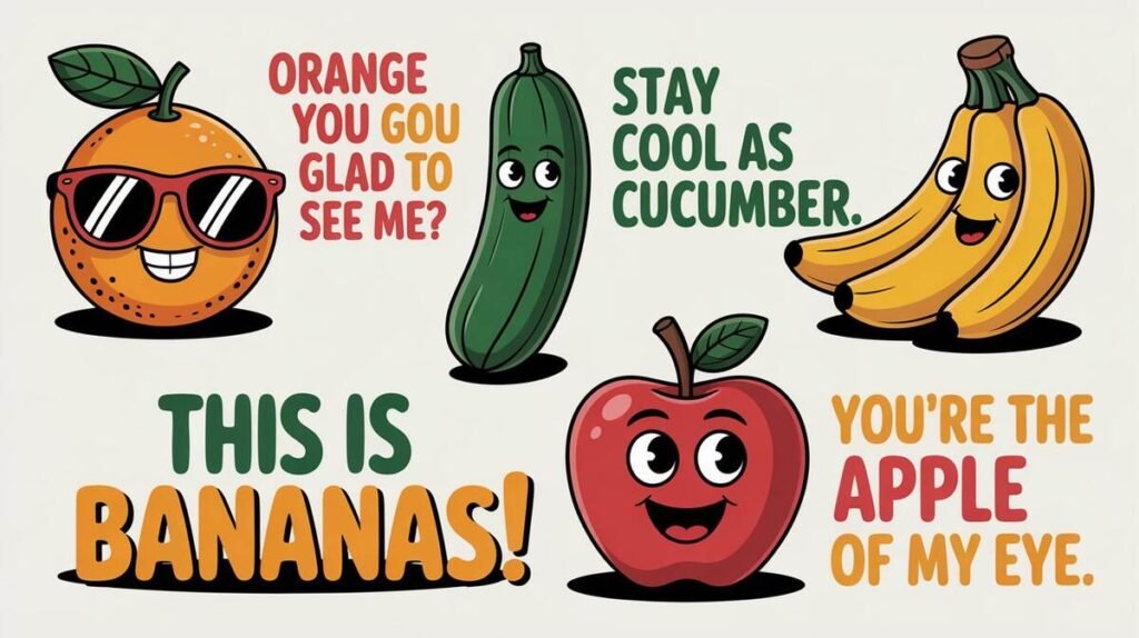 Healthy food puns