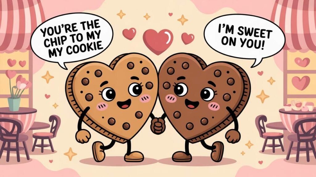 Romantic cookie puns