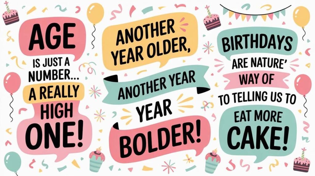 Witty Birthday Sayings