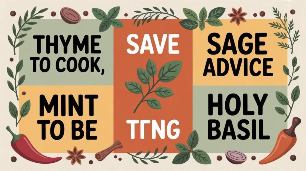 Herb and Seasoning Wordplay