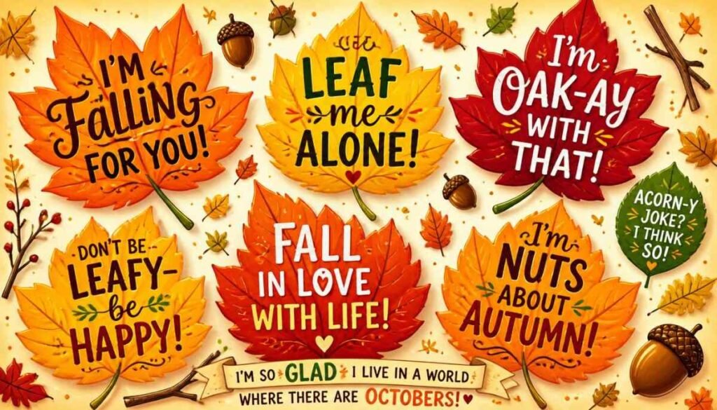 Autumn Leaf Puns That Will Make You Laugh