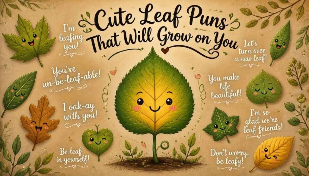 Cute Leaf Puns That Will Grow on You