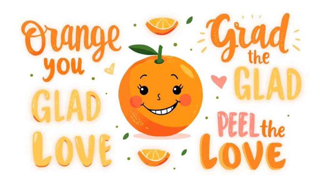 2. Orange Puns for Instagram Captions