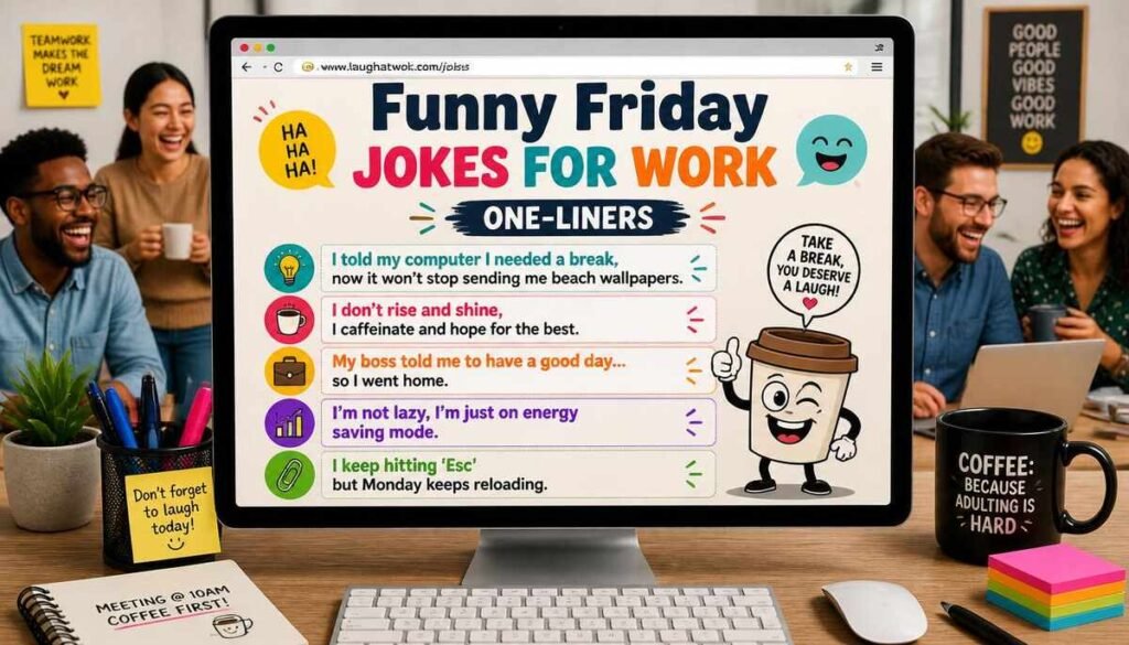 Funny Friday Jokes for Work One-Liners