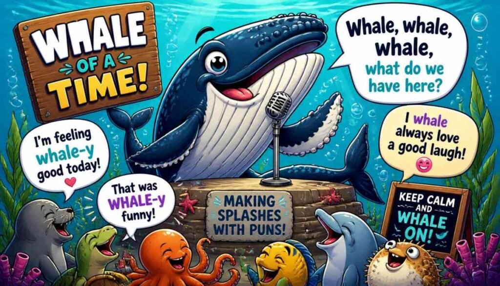 Clever Whale Puns and One-Liners