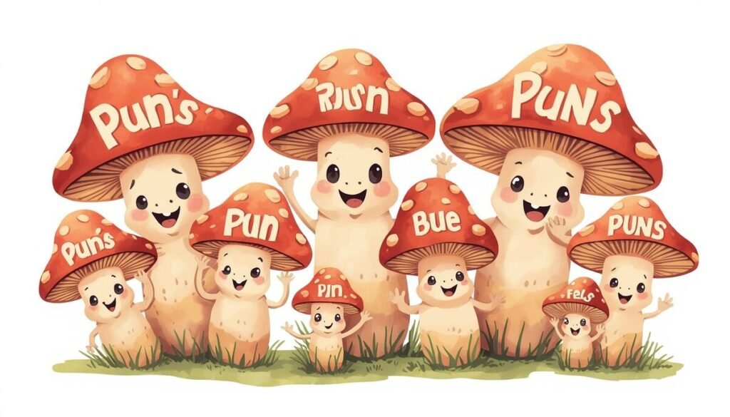 Cute Mushroom Puns