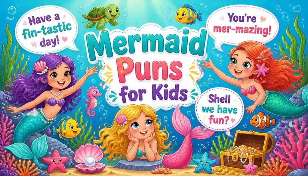 Mermaid Puns for Kids