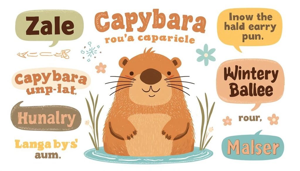 Short Capybara Puns
